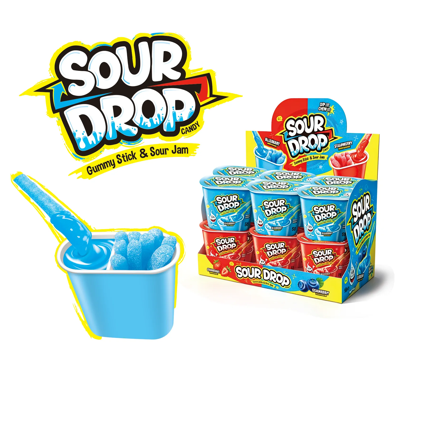 Wholesale Sour Drop Candy Set