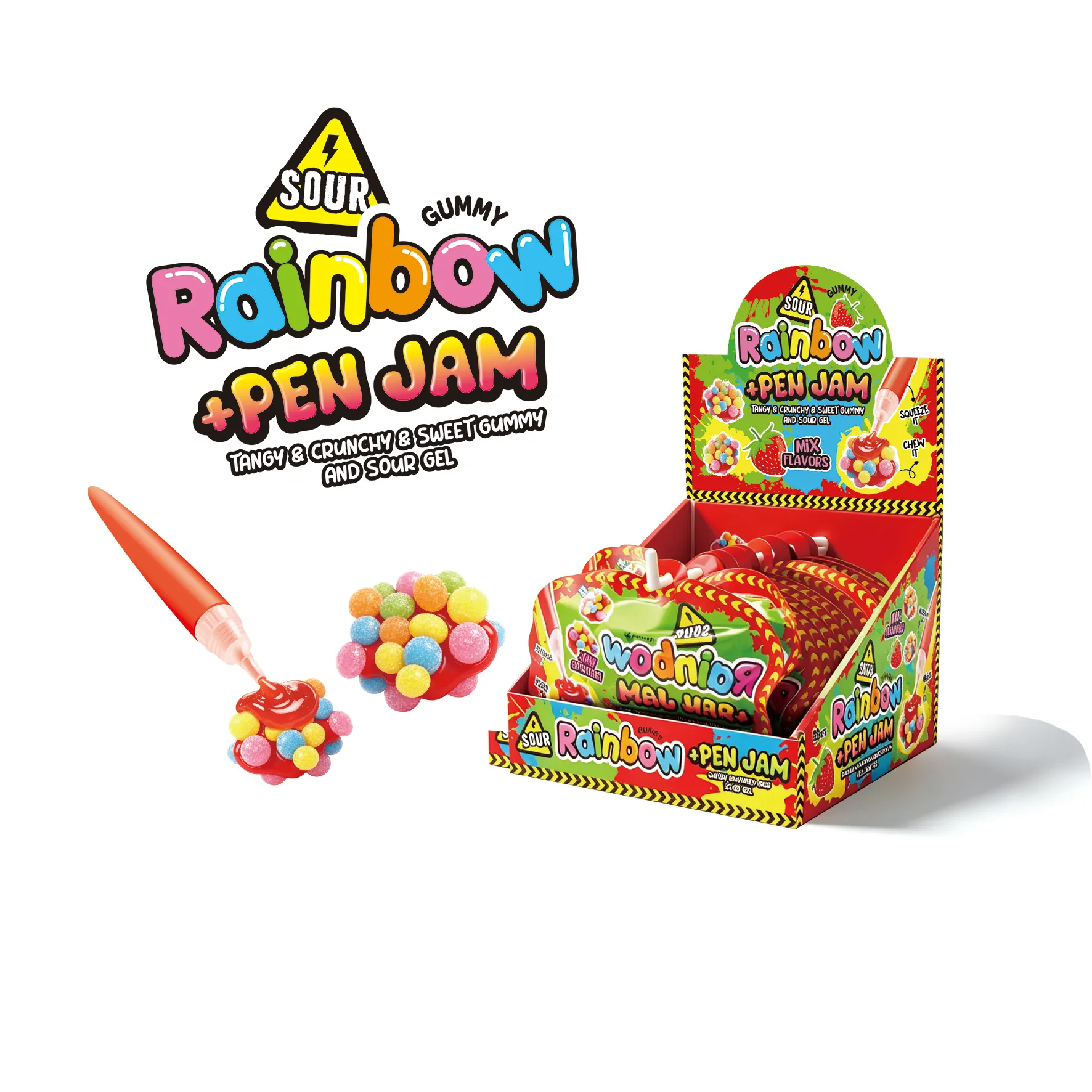 Wholesale Sour Gummy + Pen Jam