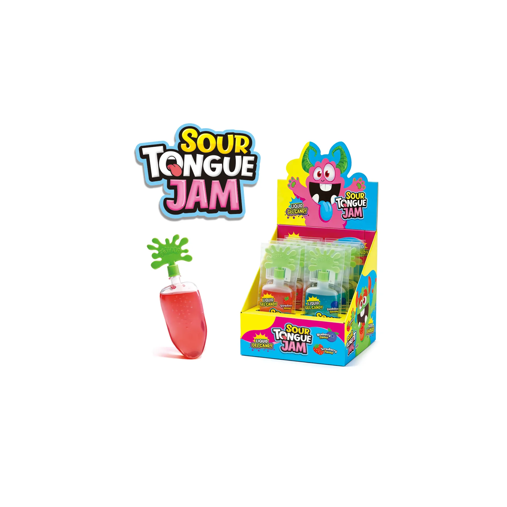 Wholesale Sour Tongue Jam Candy